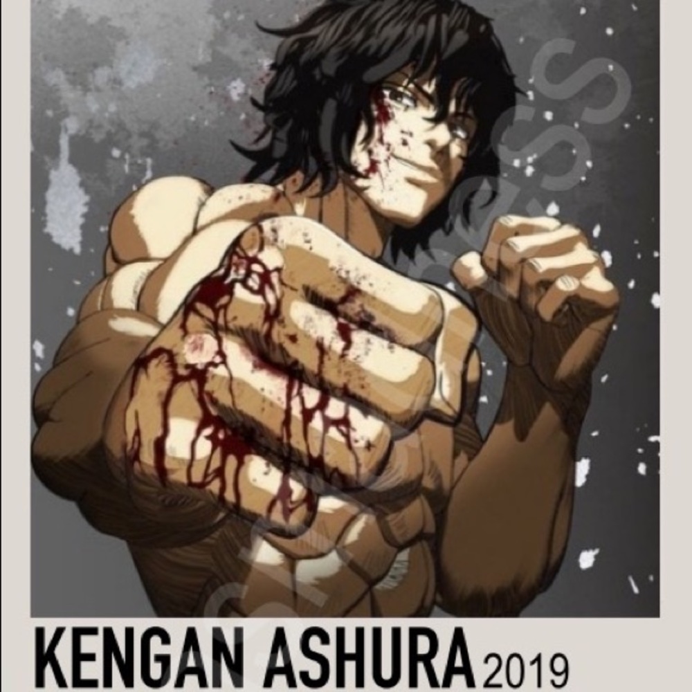 Kengan Ashura Anime Keychain